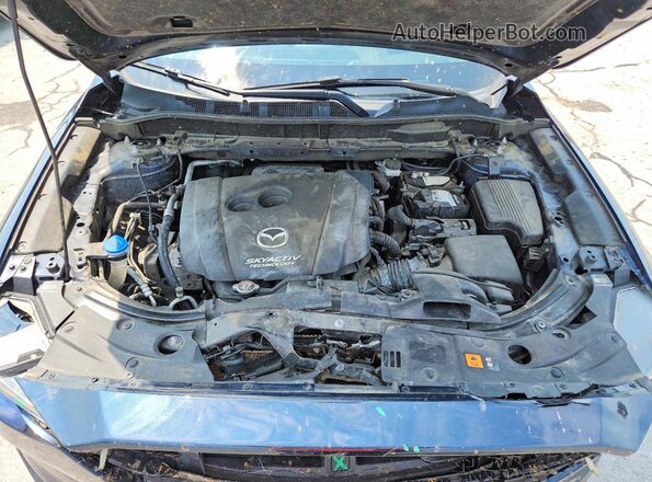 JM3KFBDL7H0202277 2017 MAZDA CX-5 Blue Вид підкапотного простору