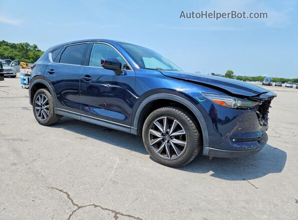 JM3KFBDL7H0202277 2017 MAZDA CX-5 Blue Передня права чверть