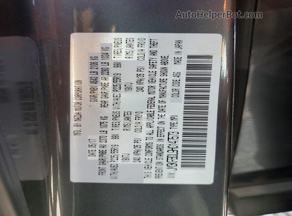 JM3KFBDL9H0147573 2017 MAZDA CX-5 Charcoal Vista de la etiqueta del VIN