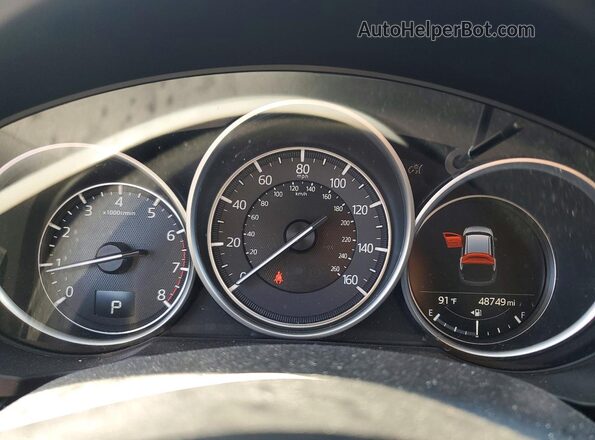 JM3KFBDM0J0433018 2018 MAZDA CX-5 Gray Вид щитка приладів