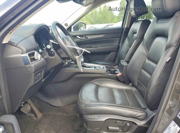 JM3KFBDM0K0536294 2019 MAZDA CX-5 Gray Widok wnętrza z przodu