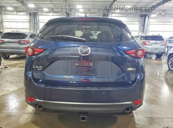 JM3KFBDM0M0324529 2021 MAZDA CX-5 Blue Widok z tyłu