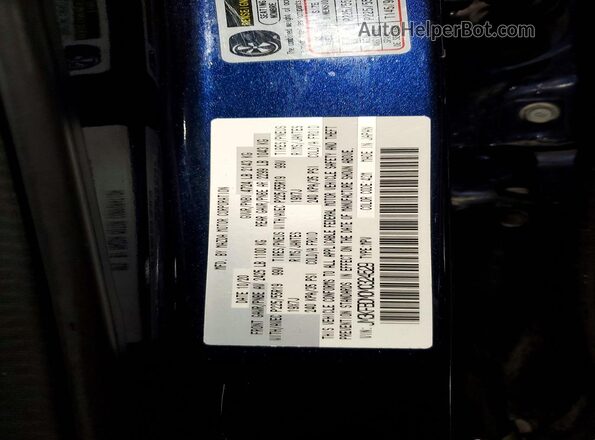 JM3KFBDM0M0324529 2021 MAZDA CX-5 Blue Widok naklejki z numerem VIN