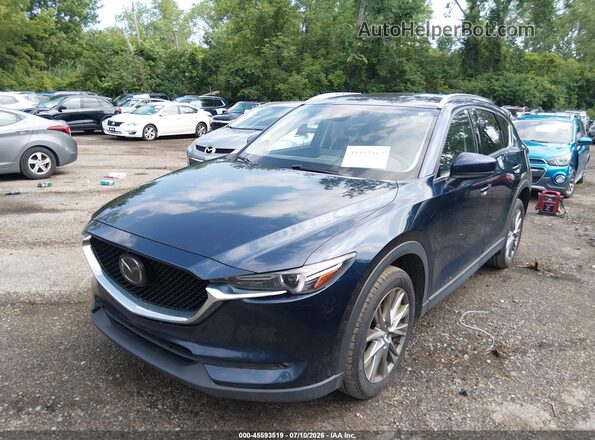 JM3KFBDM0M1437679 2021 MAZDA CX-5 Navy წინა მარცხენა ხედი სამი მეოთხედიდან