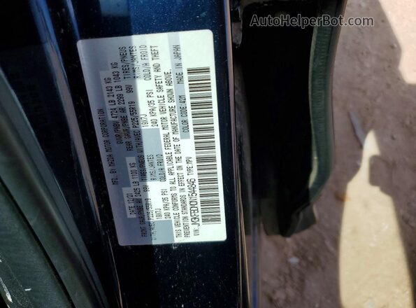 JM3KFBDM0N1544846 2022 MAZDA CX-5 Blue VIN sticker view