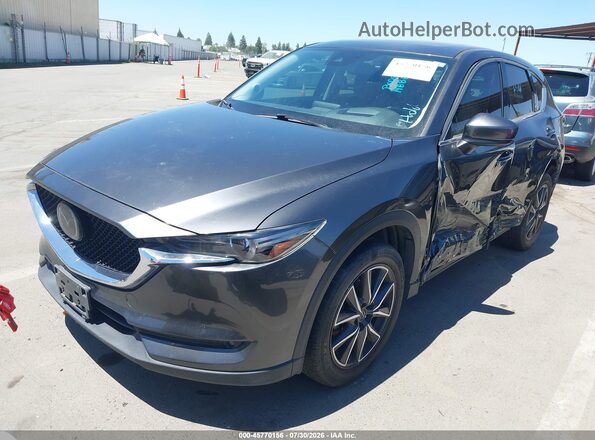 JM3KFBDM1J0309291 2018 MAZDA CX-5 Gray Przód lewy