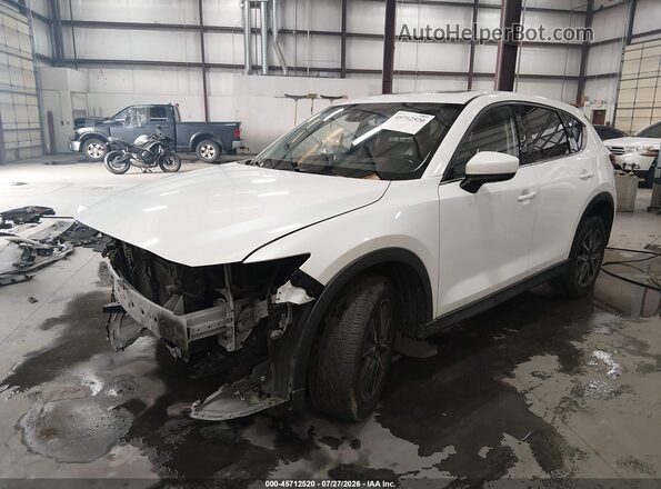 JM3KFBDM1J0368230 2018 MAZDA CX-5 White Առջևի ձախ երեք քառորդ տեսարան