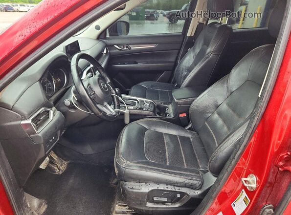 JM3KFBDM1J0372097 2018 MAZDA CX-5 Red Вид салону спереду