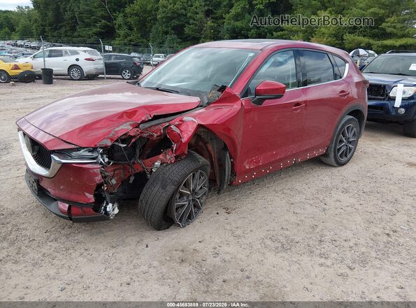 JM3KFBDM1J0432606 2018 MAZDA CX-5 Maroon Przód lewy