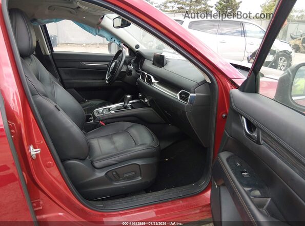 JM3KFBDM1J0432606 2018 MAZDA CX-5 Maroon Widok wnętrza z przodu