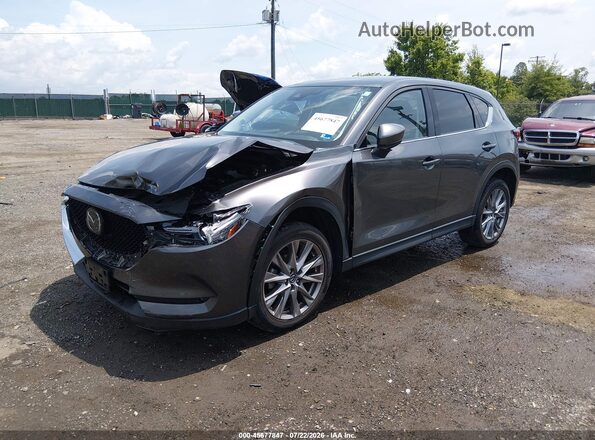 JM3KFBDM1M1341625 2021 MAZDA CX-5 Gray Vista tres cuartos delantera izquierda