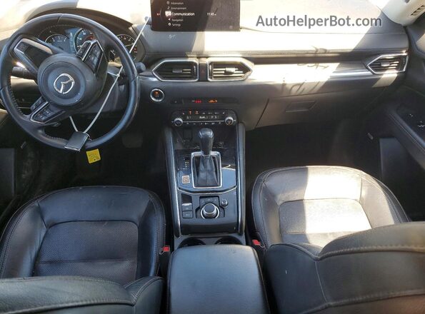 JM3KFBDM1M1385401 2021 MAZDA CX-5 Blue Вид панелі приладів