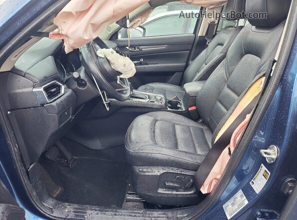 JM3KFBDM1N0640569 2022 MAZDA CX-5 Blue Widok wnętrza z przodu