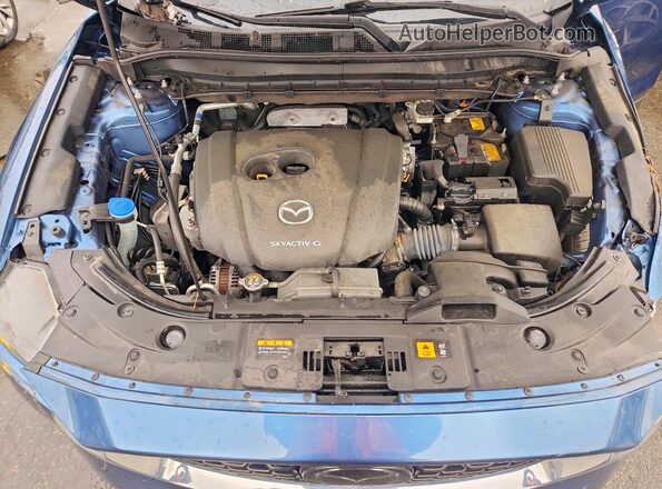JM3KFBDM1N0640569 2022 MAZDA CX-5 Blue Widok komory silnika