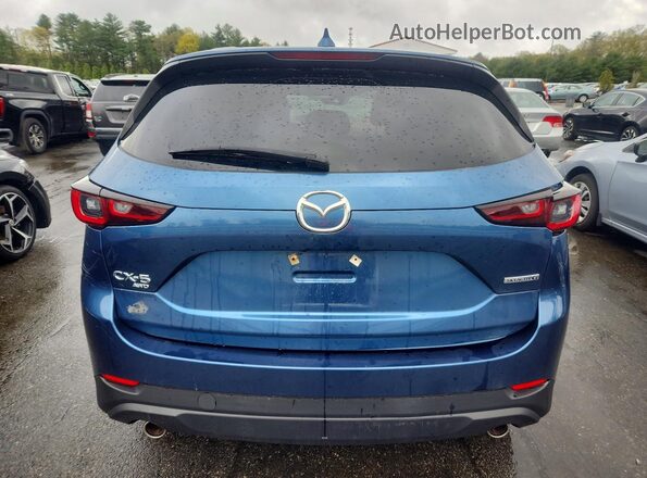 JM3KFBDM1N0640569 2022 MAZDA CX-5 Blue Widok z tyłu