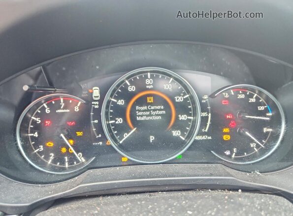 JM3KFBDM1N0640569 2022 MAZDA CX-5 Blue Widok zestawu wskaźników