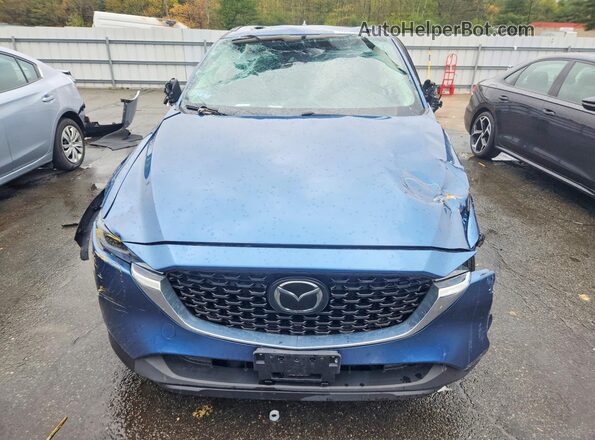 JM3KFBDM1N0640569 2022 MAZDA CX-5 Blue Widok z przodu