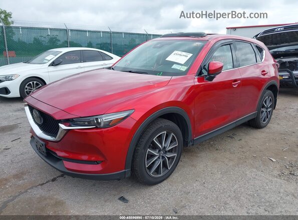 JM3KFBDM2J0379365 2018 MAZDA CX-5 Red Առջևի ձախ երեք քառորդ տեսարան