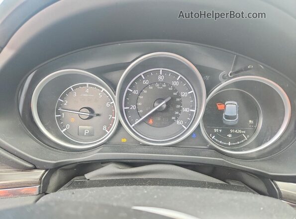 JM3KFBDM2J0428256 2018 MAZDA CX-5 White Вид щитка приладів