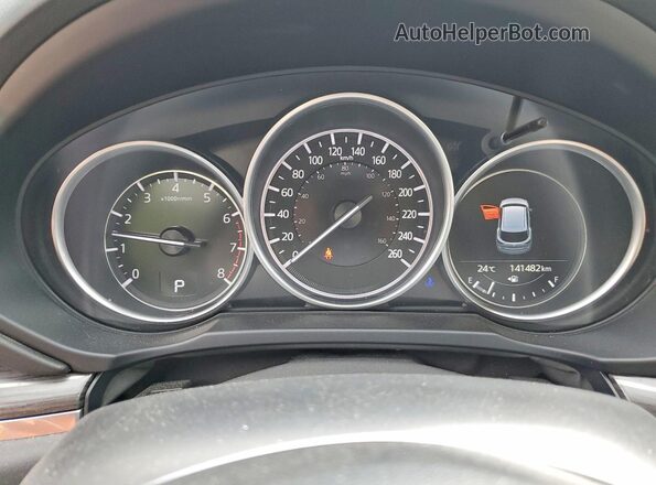 JM3KFBDM2K0615160 2019 MAZDA CX-5 Blue Vista del cuadro de instrumentos