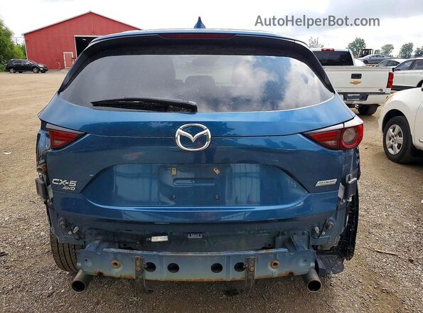JM3KFBDM2K0615160 2019 MAZDA CX-5 Blue Vista trasera