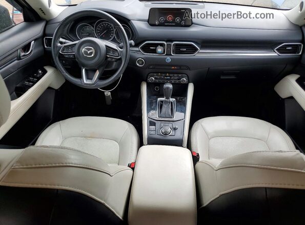 JM3KFBDM2K0615160 2019 MAZDA CX-5 Blue Vista del salpicadero