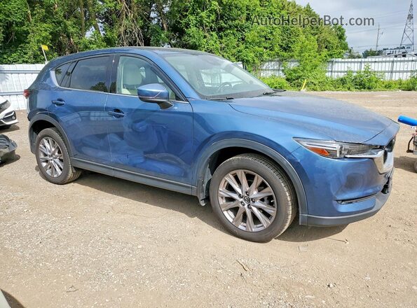 JM3KFBDM2K0615160 2019 MAZDA CX-5 Blue Delantero derecho