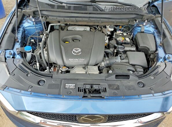 JM3KFBDM2K0615160 2019 MAZDA CX-5 Blue Vista del compartimento del motor