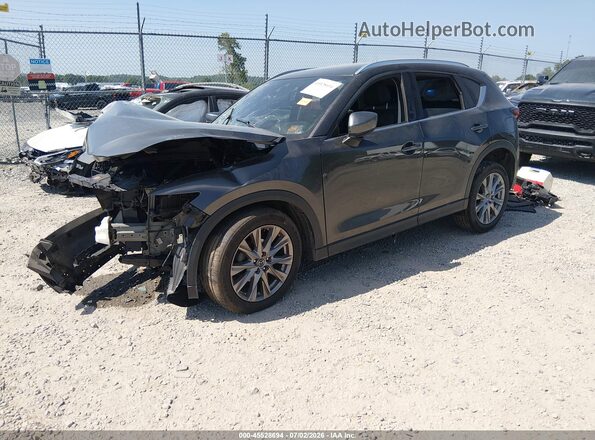 JM3KFBDM2M1448831 2021 MAZDA CX-5 Black წინა მარცხენა ხედი სამი მეოთხედიდან