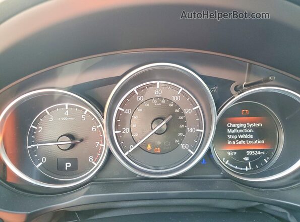 JM3KFBDM3J0328053 2018 MAZDA CX-5 Silver Widok zestawu wskaźników