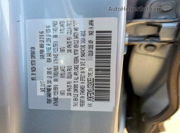 JM3KFBDM3J0328053 2018 MAZDA CX-5 Silver Widok naklejki z numerem VIN
