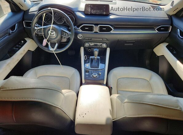 JM3KFBDM3J0356130 2018 MAZDA CX-5 Blue Առջևի վահանակի տեսք