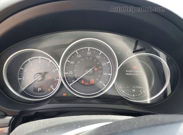 JM3KFBDM3J0410932 2018 MAZDA CX-5 Blue Vista del cuadro de instrumentos