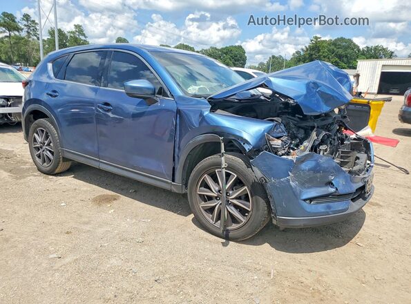 JM3KFBDM3J0410932 2018 MAZDA CX-5 Blue Delantero derecho