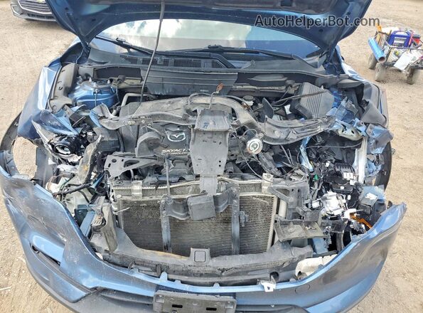JM3KFBDM3J0410932 2018 MAZDA CX-5 Blue Vista del compartimento del motor