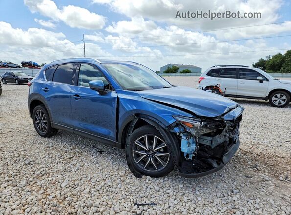 JM3KFBDM3J0451058 2018 MAZDA CX-5 Blue Delantero derecho