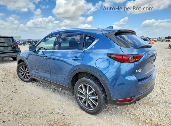 JM3KFBDM3J0451058 2018 MAZDA CX-5 Blue Trasero izquierdo