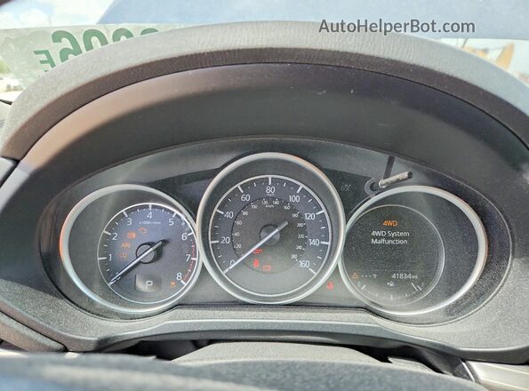 JM3KFBDM3J0451058 2018 MAZDA CX-5 Blue Vista del cuadro de instrumentos