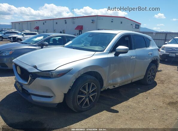 JM3KFBDM4J0391565 2018 MAZDA CX-5 Серебряный Передняя левая четверть