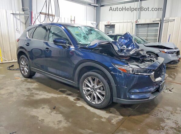 JM3KFBDM4K0503699 2019 MAZDA CX-5 Синий Передняя правая четверть