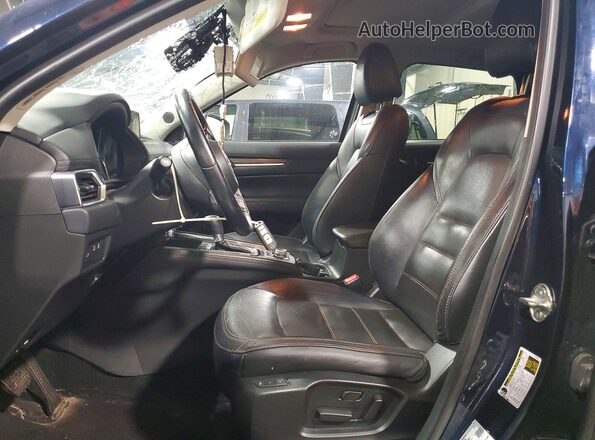 JM3KFBDM4K0503699 2019 MAZDA CX-5 Синий Вид салона спереди