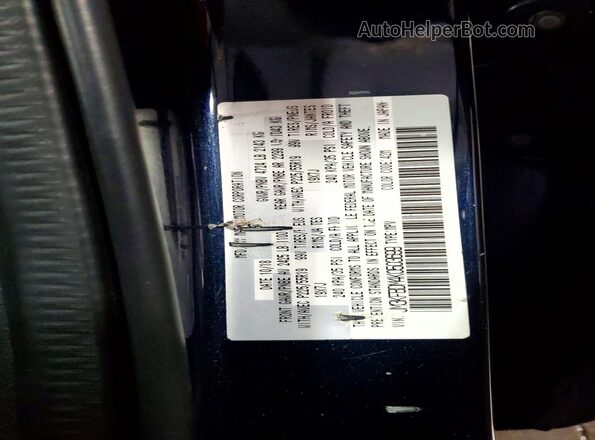 JM3KFBDM4K0503699 2019 MAZDA CX-5 Синий Вид наклейки с VIN-кодом