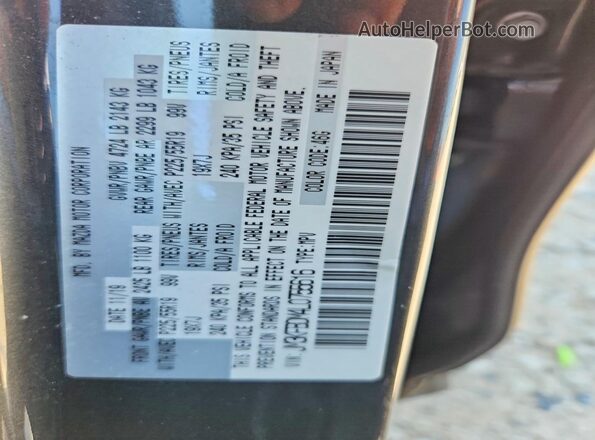 JM3KFBDM4L0755616 2020 MAZDA CX-5 Gray Widok naklejki z numerem VIN