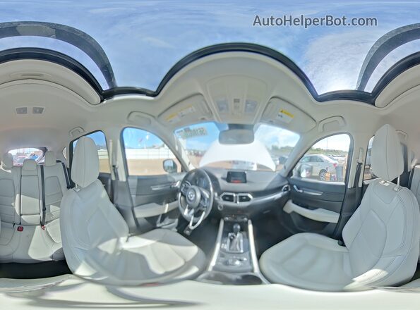 JM3KFBDM4L1731861 2020 MAZDA CX-5 White Vista de la etiqueta del VIN