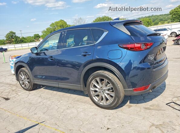 JM3KFBDM4M0489113 2021 MAZDA CX-5 Blue Trasero izquierdo