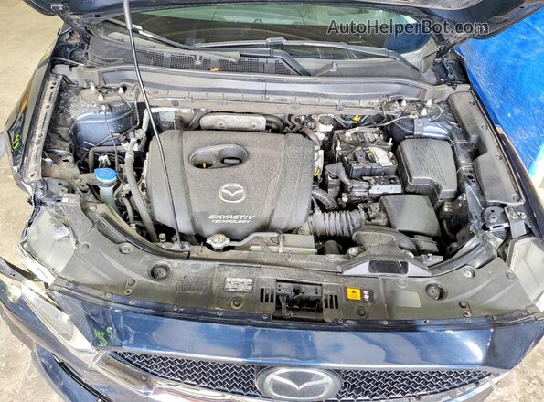 JM3KFBDM5K0687311 2019 MAZDA CX-5 Blue ძრავის განყოფილების ხედი