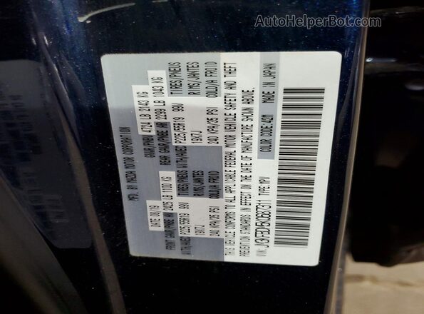JM3KFBDM5K0687311 2019 MAZDA CX-5 Blue VIN კოდის სტიკერის ხედი