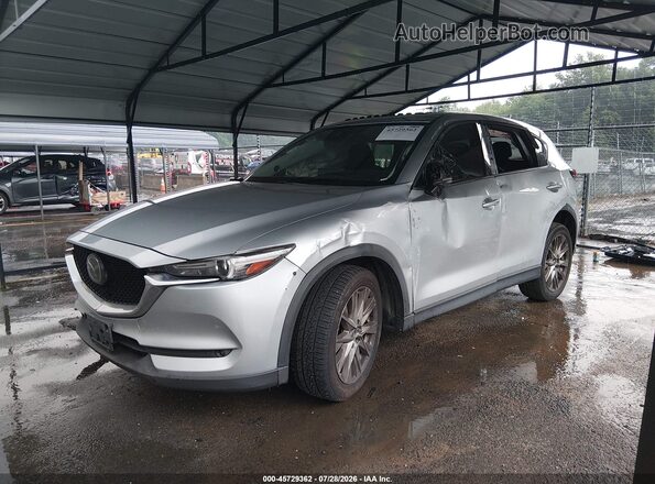JM3KFBDM5M0383429 2021 MAZDA CX-5 Silver Առջևի ձախ երեք քառորդ տեսարան