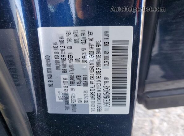JM3KFBDM5N1541943 2022 MAZDA CX-5 Blue VIN կոդի պիտակի տեսք