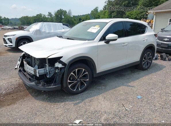JM3KFBDM5P0171697 2023 MAZDA CX-5 White წინა მარცხენა ხედი სამი მეოთხედიდან
